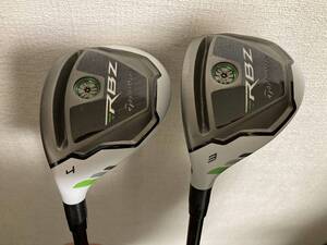 （希少左用）日本仕様テーラーメード・ROCKETBALLZ・ロケットボールズＲＢＺ・３U、４U、２本セット、フレックスＳ