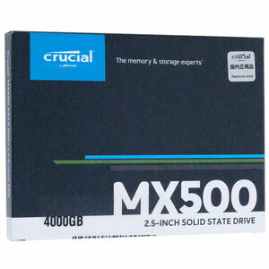 crucial 2.5インチ 内蔵型 SSD MX500 CT4000MX500SSD1/JP 4TB [管理:1000019767]