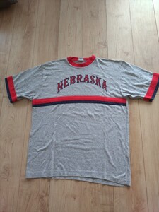 Champion 80s Tシャツ NEBRASKA ネブラスカ トリコタグ 珍ピオン