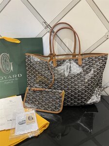 ■【美品】ゴヤール Goyard ISABELLE イザベル・バッグ 帆布と牛革