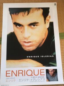 ENRIQUE IGLESIAS エンリケ・イグレシアス 販売促進用B2ポスター