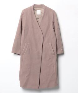 「B:MING by BEAMS」 ノーカラーコート MEDIUM モカ レディース