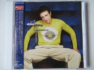 『CDS マイアミ出身 Don Philip(ドン・フィリップ) / How Did I Ever 国内盤 帯付 ◆CDケース新品』