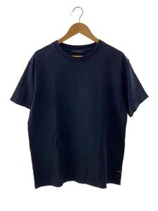 LOUIS VUITTON◆STAPLES EDITION クルーネック Tシャツ/M/コットン/ネイビー/RM222Q JYN HIY47W//