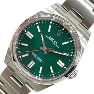 ロレックス ROLEX オイスターパーペチュアル41 124300 ステンレススチール SS 腕時計 メンズ 中古