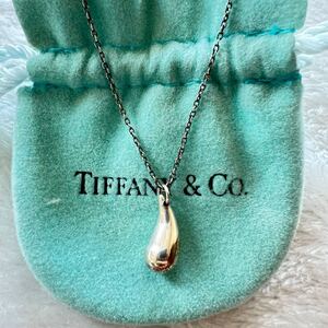 ティファニー ティアドロップネックレス TIFFANY&CO. シルバー925 エルサ・ペレッティ SV925 Ag925