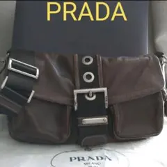 PRADA プラダ 本革 ショルダーバッグ