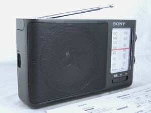 美品 SONY ソニー ICF-506 完全動作品 高感度 DSPラジオ ワイドFM 電源ランプ 同調ランプ チューニングダイヤル コンパクト ポータブル