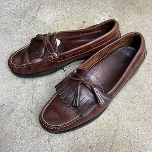 送料無料☆COLE HAAN☆コールハーン☆レザータッセルローファー☆２６ｃｍ☆ＵＳ８☆茶☆革靴☆Ｌ２３Ｍ