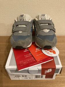 New Balance FS313 SBI STEEL BLUE 13cm USED ニューバランス スティールブルー ベビー シューズ スニーカー