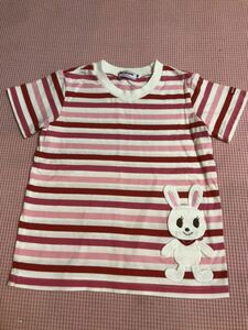 ミキハウス 半袖Tシャツ 100センチ トップス　キッズ　ジュニア　女の子　ウサコ