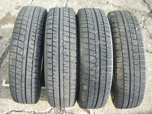 中古タイヤ 4本セット 165/70R14 81Q ブリヂストン BLIZZAK REVO GZ 冬 スタッドレス 取りに来てくれる方限定