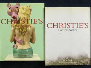 ●●　CHRISTIE’S NY クリスティーズ Contemporary 現代美術　オークション カタログ　2冊　November 99
