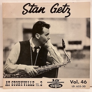 ●即決LP Stan Getz / At Storyville Vol2 LD633-30 j40923 仏盤62年プレス、フラット盤 スタン・ゲッツ 