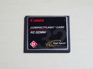 ☆Canon コンパクトフラッシュ メモリーカード FC-32MH CFカード 32MB 送料84円☆