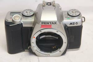 ジャンク2。送料無料お徳です。ペンタックス PENTAX MZ-5 一眼レフ フィルムカメラ ボディーのみ シルバー