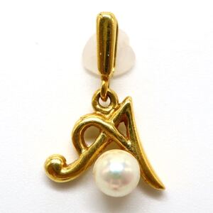 【売り切り】MIKIMOTO(ミキモト)▼K18 ペンダントトップ▼J◎ 約0.8g pendant jewelry ジュエリー DH4/DH4 S142