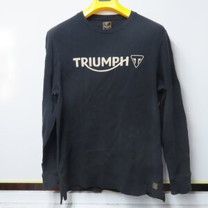 TRIUMPH トライアンフ 長袖シャツ Lサイズ ブラック メンズ ウェア 洋服