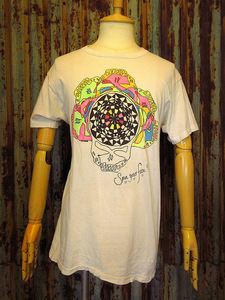 ビンテージ80’s●GRATEFUL DEADパーキングロットコットンプリントTシャツsize L●230606k4-m-tsh-bn 1980sグレイトフル・デッド古着