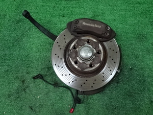 〇 ☆ベンツ・W215・CL500・215375 2003年式・brembo ブレンボ 左フロントナックルハブ・キャリパー ABSセンサー・右H車