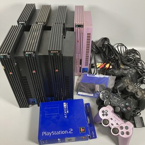 G3-029　PS2 プレイステーション２ 本体 ケーブル コントローラー 等 まとめ 計18kg 部品取り ジャンク