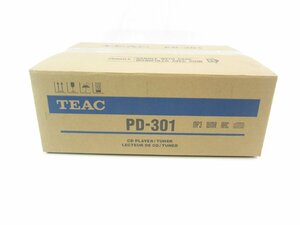 未開封 TEAC PD-301 ティアック CDプレーヤー ブラック ∠U2917