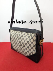 美品 極希少！gucci シェリーライン ショルダーバッグ オールドグッチ 廃盤