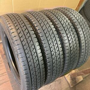 良品! スタッドレス 155/80R14 LT 4本／88/86N／BS VL1 9分上 送料込25000円〜 S4037-12