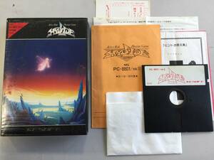 ○【レトロゲーム】ハイドライド HYDLIDE PC-8801版 TED45-84 ケース/取説/ソフト他 T＆ESOFT 動作未確認ジャンク品(NF240602)Zi-1704