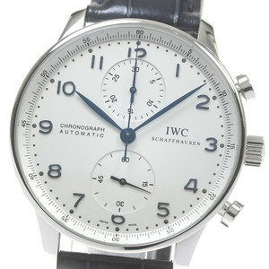 IWC SCHAFFHAUSEN IW371417 ポルトギーゼ クロノグラフ 自動巻き メンズ 良品 保証書付き_846546