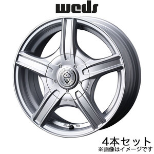 トレファーMH ライフ JC1/JC2 13インチ アルミホイール 4本 シルバー 0033587 WEDS STYLISH WHEELS Treffer-MH