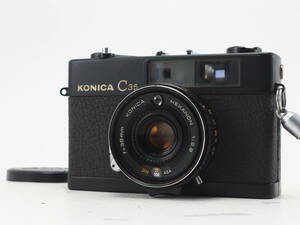 ★訳あり実用品★ コニカ KONICA C35 ブラック ★シャッターOK！ #TA4258