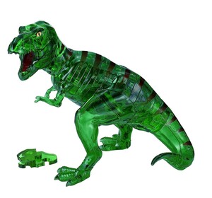 立体パズル　クリスタルパズル　49ピース　ティラノサウルス T-REX・グリーン　50227　送料無料