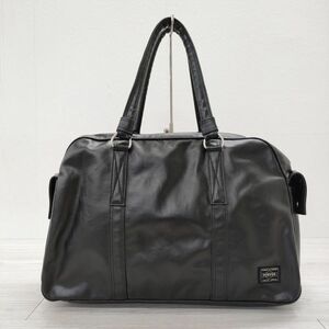 PORTER FREE STYLE BOSTON BAG ポリウレタン加工 定価37400円 ダッフルバッグ ボストンバッグ ブラック ポーター 4-0715G 236522