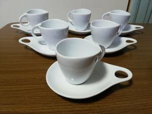 ブガティ MILLA SET6 TAZZE TE CON PIATTINO　コーヒー＆ティーカップ6客セット