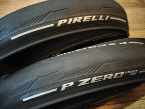 PIRELLI P ZERO RACE 4S 700×26c 2本セット ☆走行少☆ ピレリ ロードバイク タイヤ