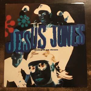 ■JESUS JONES■Being It On Down■12inch Single / 1989 EMI / UK Original / UKオリジナル盤 / 廃盤 / ジーザス・ジョーンズ / 英デシダ