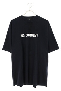 バレンシアガ Tシャツ 684155 TLVG3 サイズ:XXS NO COMMENTダメージ加工Tシャツ 中古 SB01