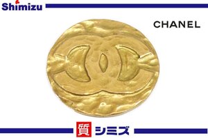 1円【CHANEL】良品 シャネル ココマーク 94A ブローチ ゴールドカラー ヴィンテージ アクセサリー◆質屋