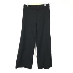 Made in Japan★Paul Smith★スラックスl/ワイドパンツ【Womens size -L/股下77cm/黒/black】訳特価/Pants/Trousers◆BH213