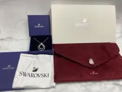 SWAROVSKI （クラッチバッグ•クロス•ネックレス）3点セット