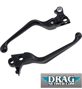 DS 0610-0128 ブラック レバー セット 1996-2017 BIGTWIN / 2003まで XL Wide Blade Lever Set ドラッグスペシャリティズ