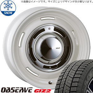 165/70R14 スタッドレスタイヤホイールセット ソリオ etc (TOYO OBSERVE GIZ2 & DEAN CrossCountry 4穴 100)