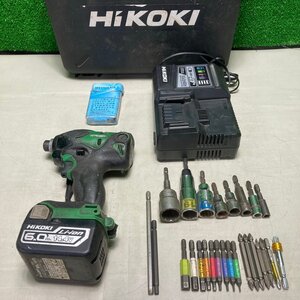 雲友b218 日立 HITACHI ■充電式 14.4V コードレスインパクトドライバ「WH14DSL2」軸径6.35mm 充電器 バッテリー ビット等 計29点セット