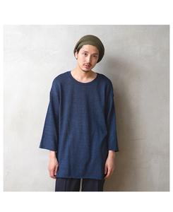 juha DENIM OVER KNIT INDIGO ユハ デニム オーバーニット インディゴ