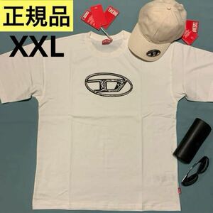 洗練されたデザイン　DIESEL Tシャツ　T-Boxt-Q22 ホワイトID: A152690TJAY 定価 ¥ 20,900 XXLサイズ