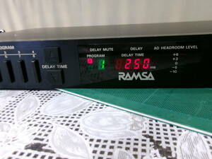 ■WZ-9370-01　RAMSA ラムサ　WZ-9370 デジタルディレイ　中古現状　簡易音出し確認済み