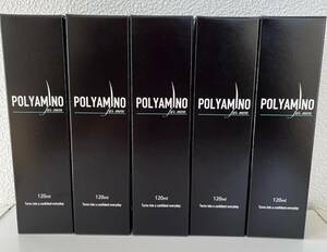 【新品未使用】 POLYAMINO 特許成分配合 育毛剤 メンズ 男性用 5本 お得セット