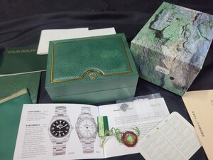 ■本物ROLEX16570エクスプローラーⅡ/BOX &コマ付属品一式■ロレックス箱.ボックス.ケース.BOXその13