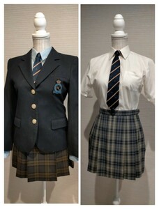 日本女子体育大学附属二階堂高校 制服 一式 7点セット 本物 指定品 コスプレにも 東京都 有名女子校 女子高生 高校 制服